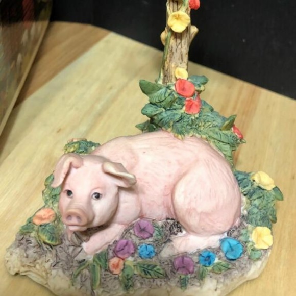 Lowell Davis Don't Pick The Flowers -Wilbur Pig - Picture 3 of 3